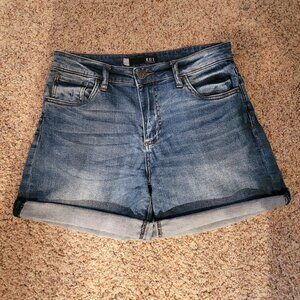 Kut from the Kloth Chloe Rolled Cuff Denim Boyfriend Shorts - Size 6